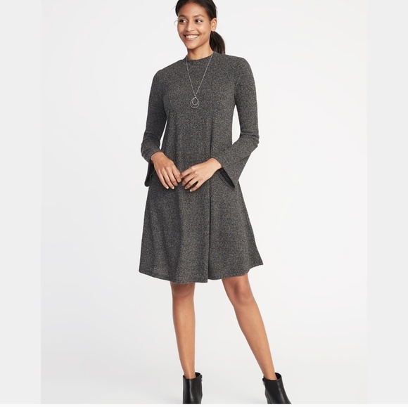 Old Navy Dresses & Skirts - 🚫sold🚫NWT bell sleeve sweater dress. Size M